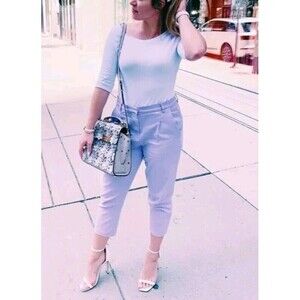 Current Elliott Lavender Purple Pants Sz 27 Soft Ankle Pockets Blogger's fave 97